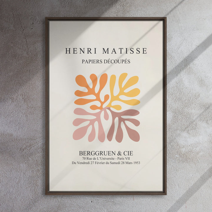 Leinwand - Henri Matisse, Papier Découpés bunte Blätter Henri Matisse artlia