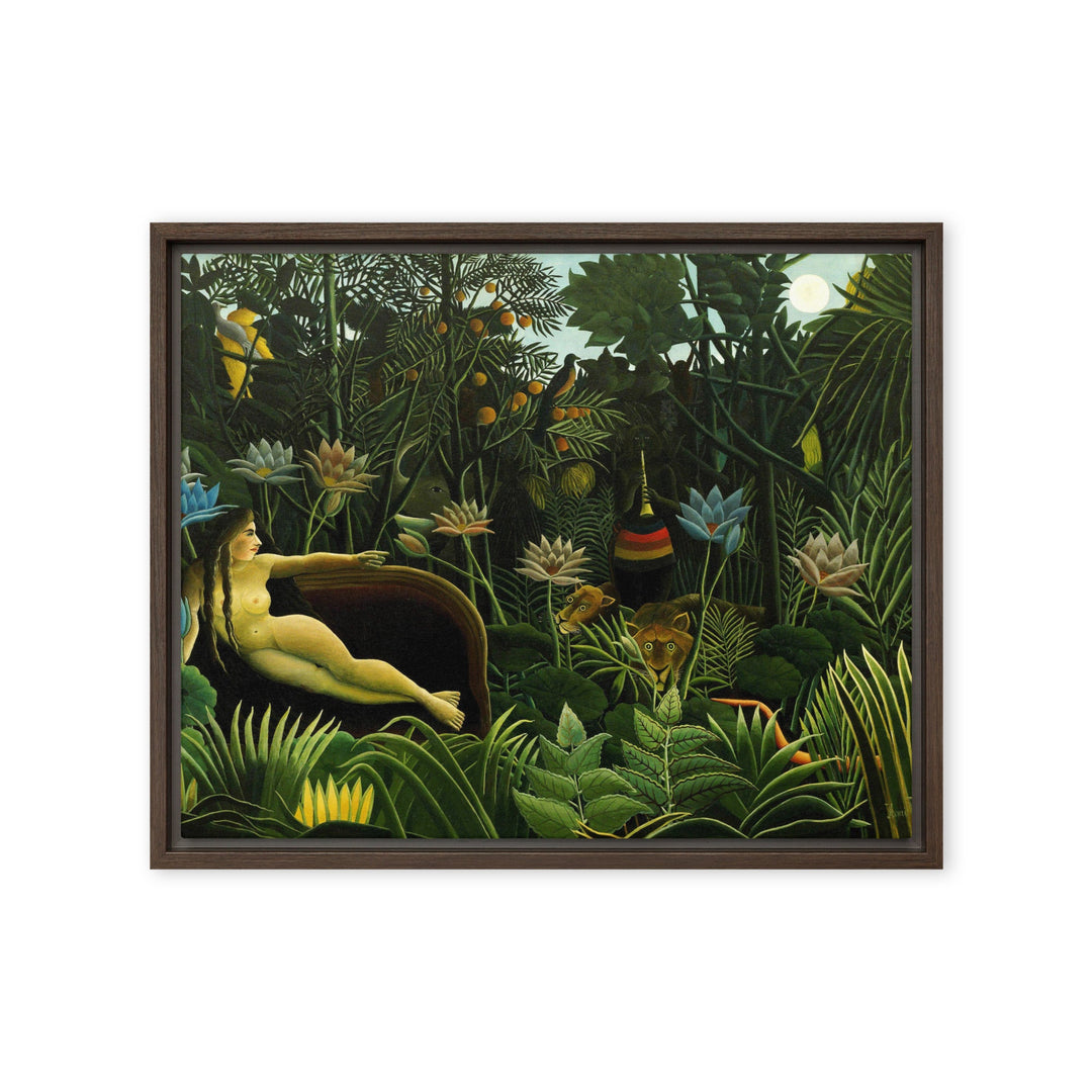 Leinwand - Henri Rousseau, Der Traum Henri Rousseau Braun / 41x51 cm (16″×20″) artlia