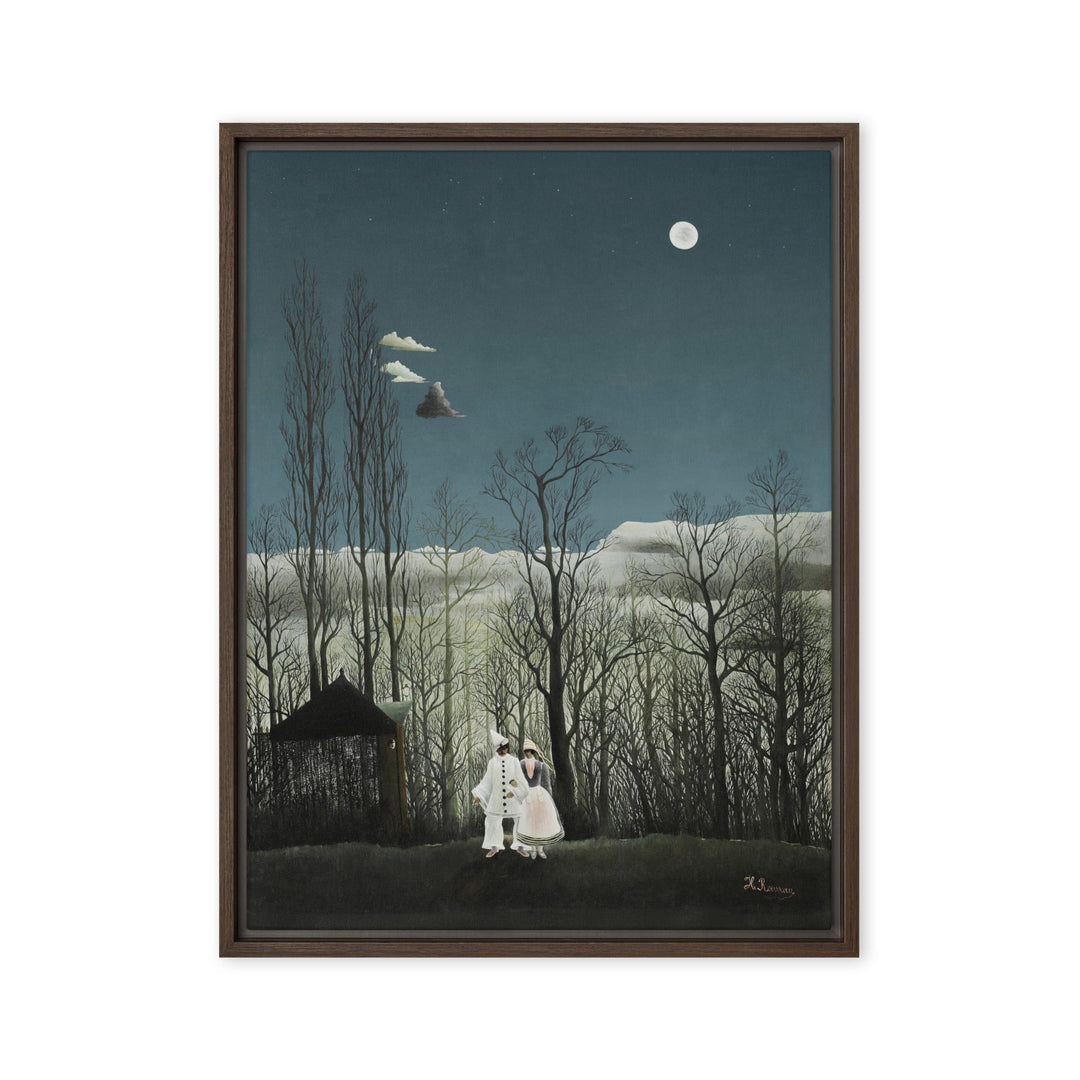 Leinwand - Henri Rousseau, Karnevalsabend Henri Rousseau Braun / 46x61 cm (18″×24″) artlia