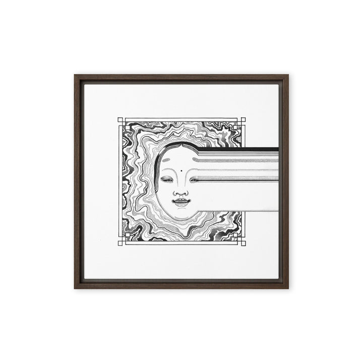 Leinwand - Noh 2 Pavel Illustrations Braun / 41x41 cm (16″×16″) artlia