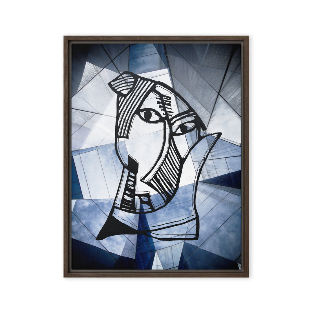 Leinwand - Pablo Picasso, Les Demoiselles d’Avignon, Geometry Pablo Picasso Braun / 46x61 cm (18″×24″) artlia