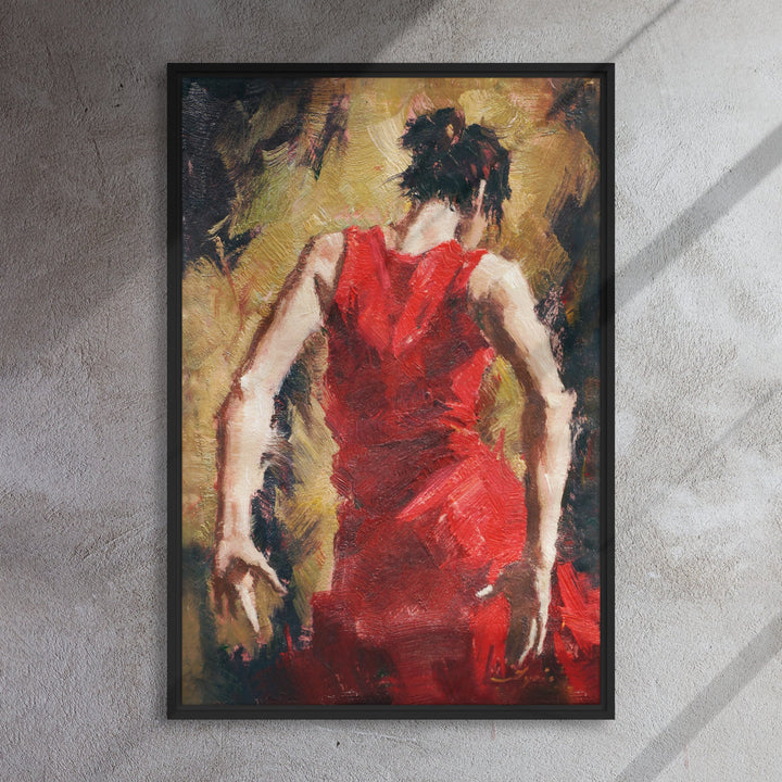 Leinwand - Tango Woman in Red Dress Kuratoren von artlia artlia