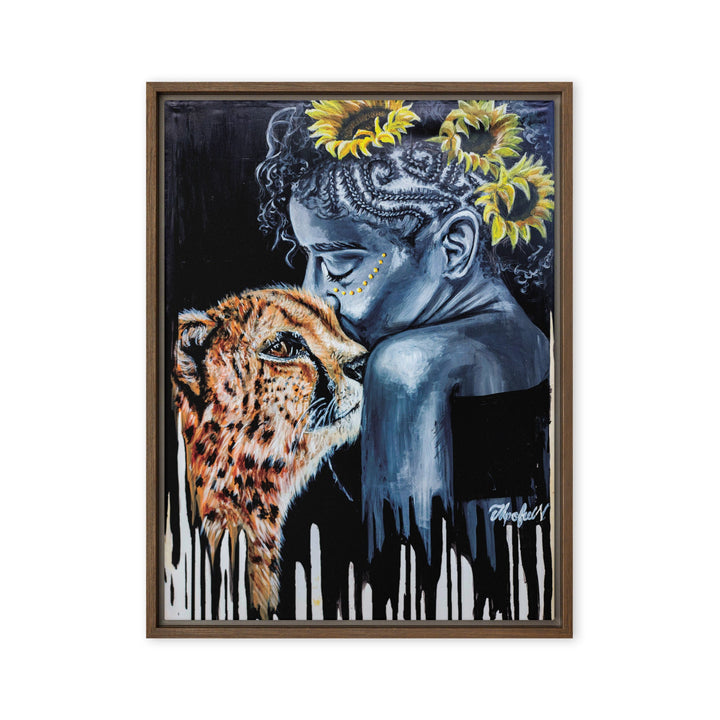 Leinwand - The Tamer, Nokuthula M Mpofu Braun / 46x61 cm (18″×24″) artlia