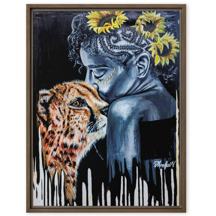 Leinwand - The Tamer, Nokuthula M Mpofu Braun / 61x81 cm (24″×32″) artlia