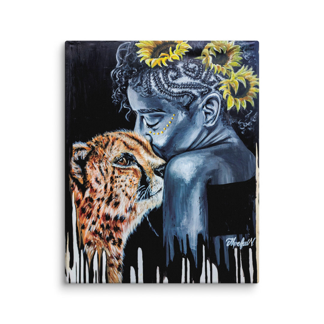 Leinwand - The Tamer, Nokuthula M Mpofu ohne Rahmen / 41x51 cm (16″×20″) artlia