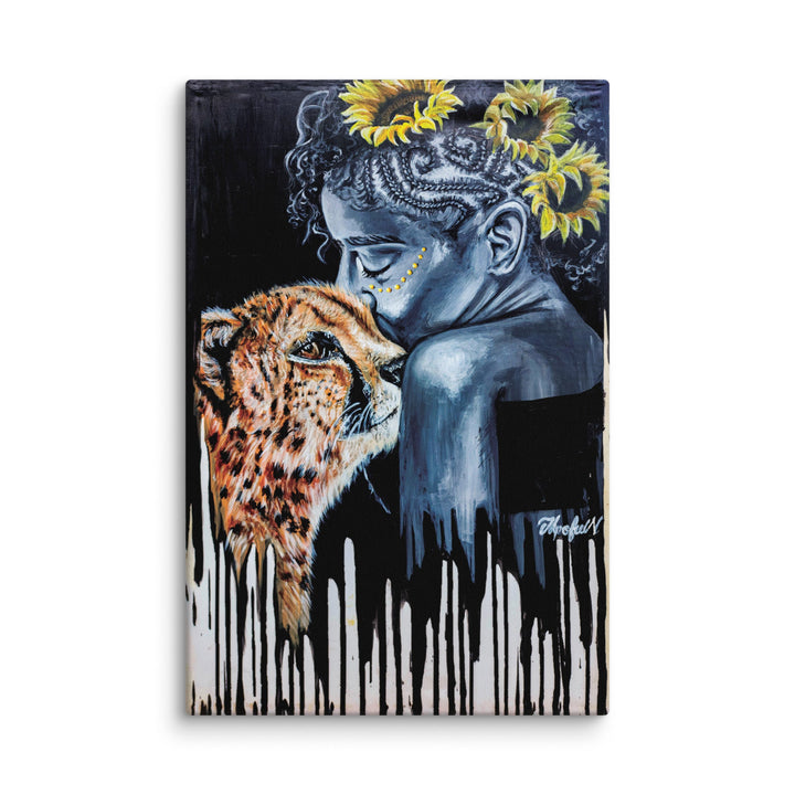 Leinwand - The Tamer, Nokuthula M Mpofu ohne Rahmen / 51x76 cm (20″×30″) artlia