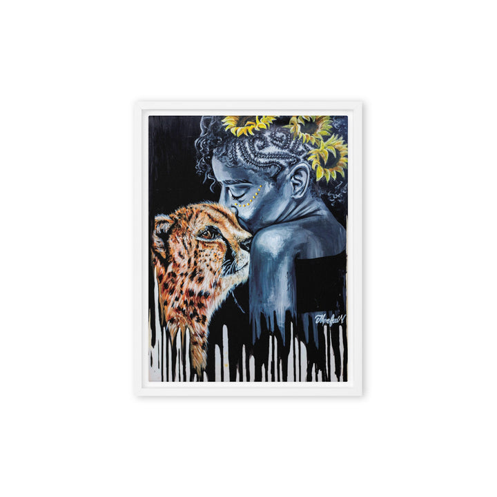 Leinwand - The Tamer, Nokuthula M Mpofu Weiß / 31x41 cm (12″×16″) artlia