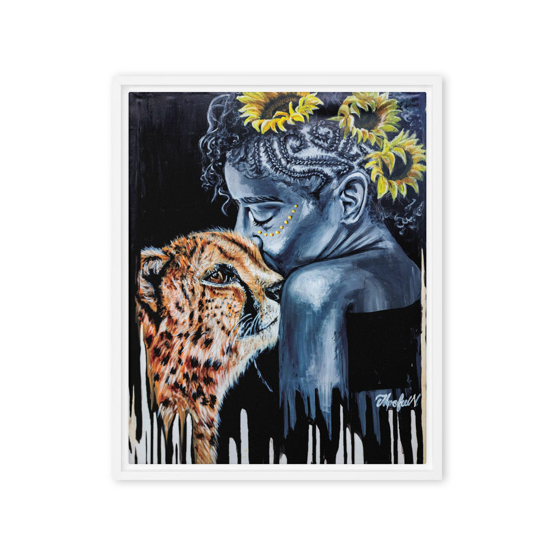 Leinwand - The Tamer, Nokuthula M Mpofu Weiß / 41x51 cm (16″×20″) artlia