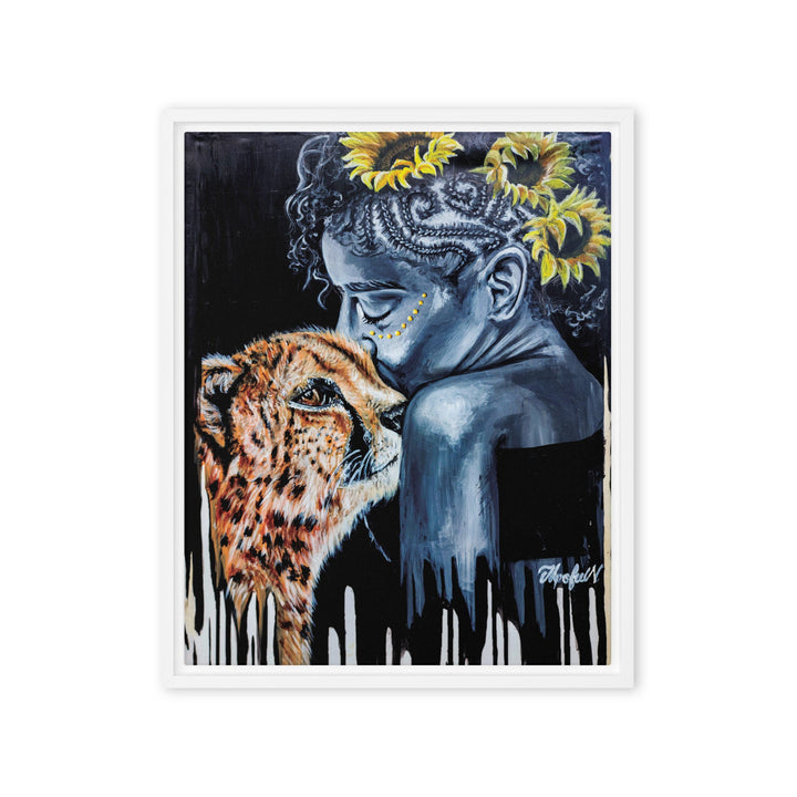 Leinwand - The Tamer, Nokuthula M Mpofu Weiß / 41x51 cm (16″×20″) artlia