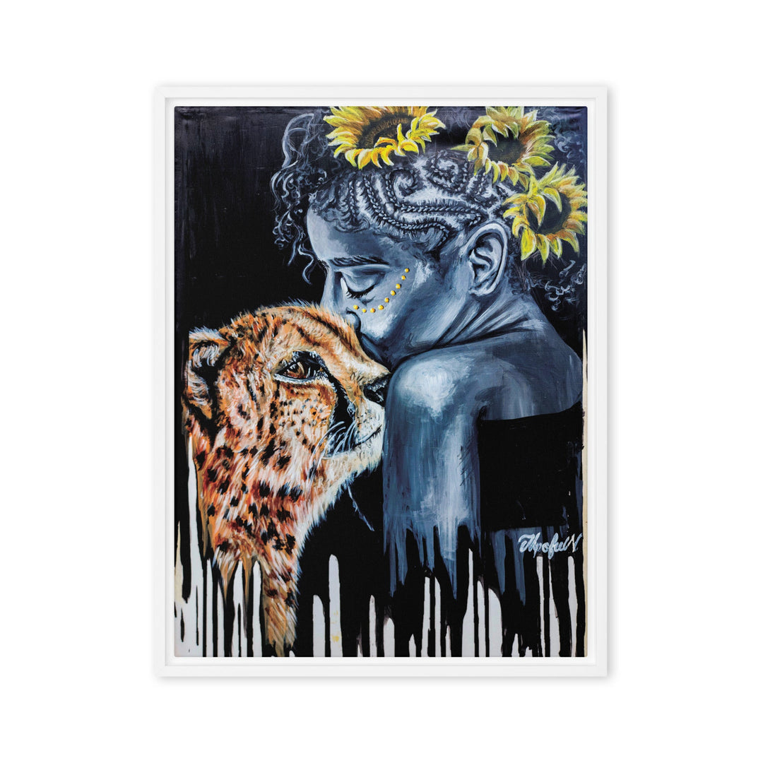 Leinwand - The Tamer, Nokuthula M Mpofu Weiß / 46x61 cm (18″×24″) artlia