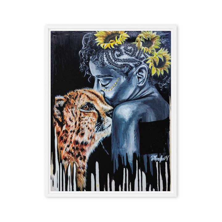 Leinwand - The Tamer, Nokuthula M Mpofu Weiß / 46x61 cm (18″×24″) artlia