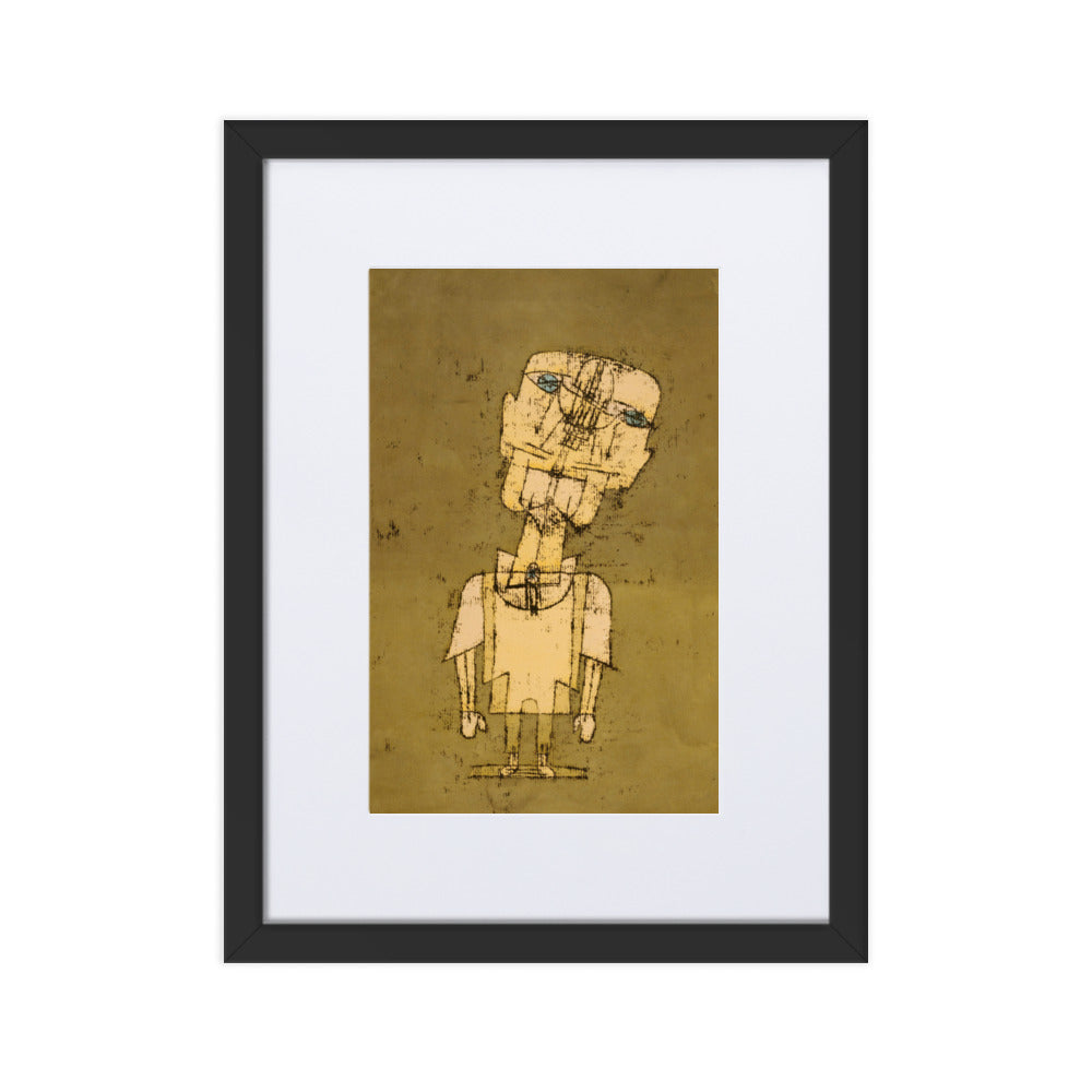 Poster mit Passepartout - Paul Klee, Gespenst eines Genies Ghost of a Genius