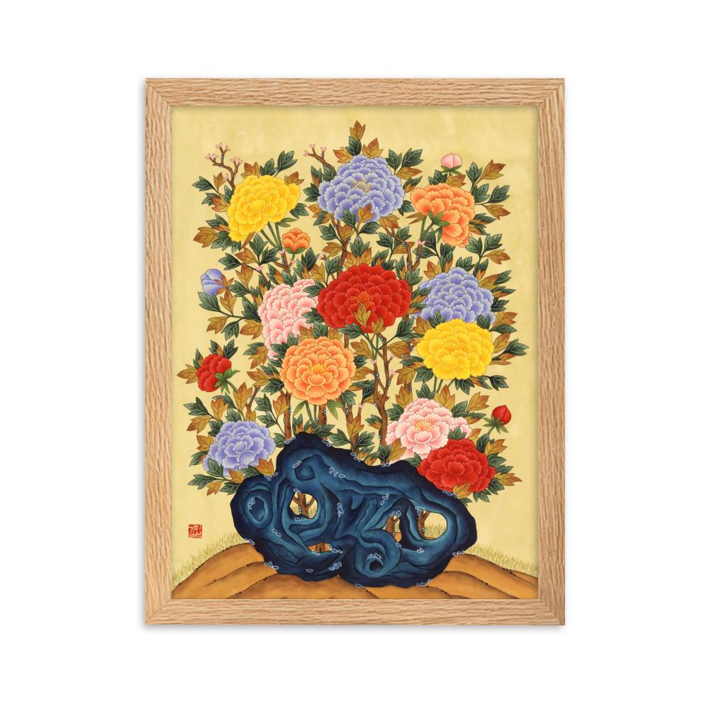 pfingstrosen-poster-im-rahmen-misun-kim-oak-30x40-cm-artlia-online-art-galeria-36244272808162