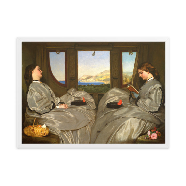 Poster - Augustus Leopold Egg, The Travelling Companions Augustus Leopold Egg Weiß / 50×70 cm artlia