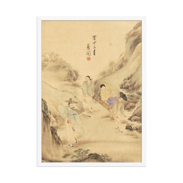 Poster - Der Abschied unter der Kiefer, Hyewon Weiß / 50×70 cm artlia