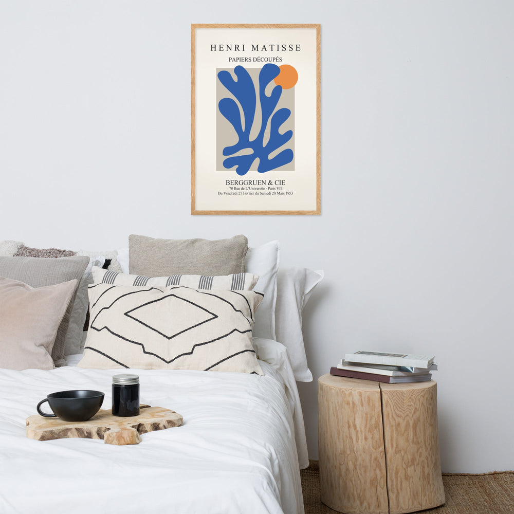 Poster - Henri Matisse, Papier Découpés blauer Garten II Henri Matisse artlia