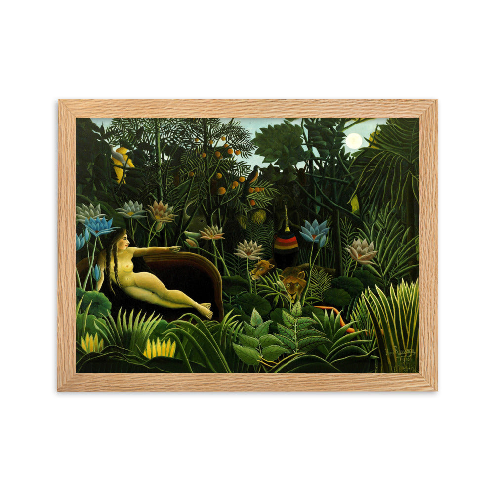 Poster - Henri Rousseau, Der Traum Henri Rousseau Oak / 30×40 cm artlia