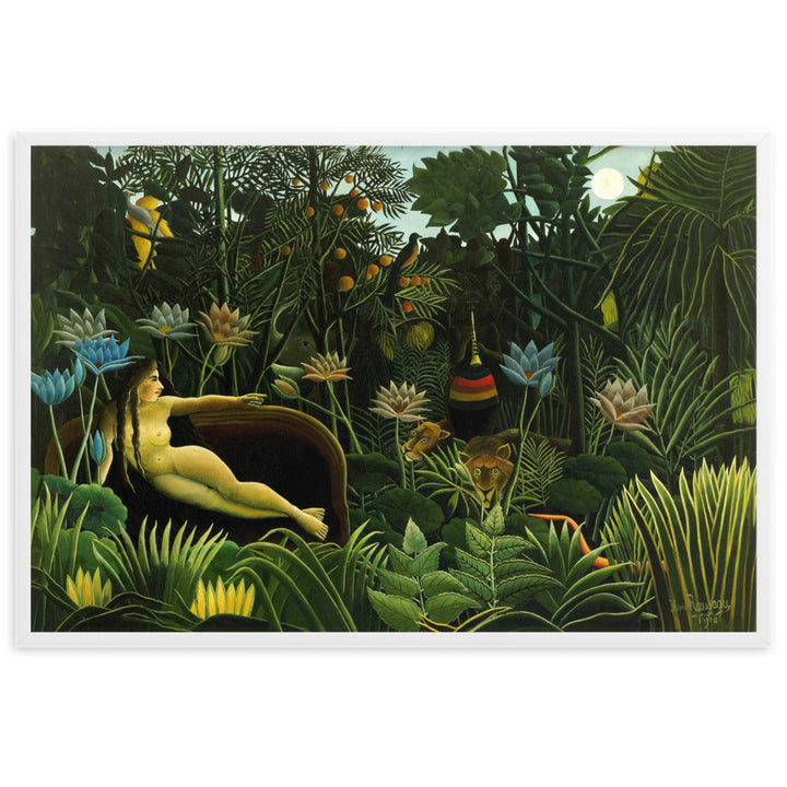 Poster - Henri Rousseau, Der Traum Henri Rousseau Weiß / 61×91 cm artlia