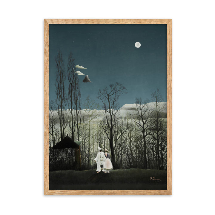 Poster - Henri Rousseau, Karnevalsabend Henri Rousseau Oak / 50×70 cm artlia