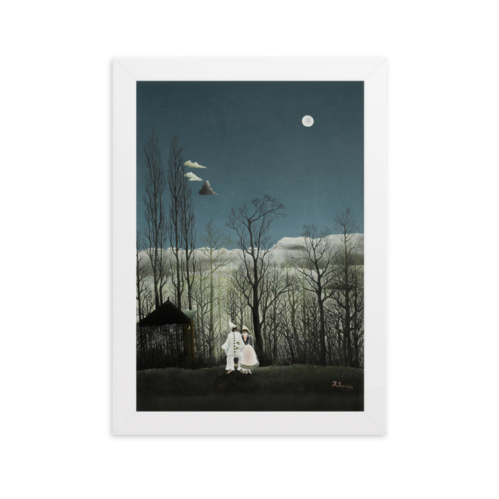 Poster - Henri Rousseau, Karnevalsabend Henri Rousseau Weiß / 21×30 cm artlia