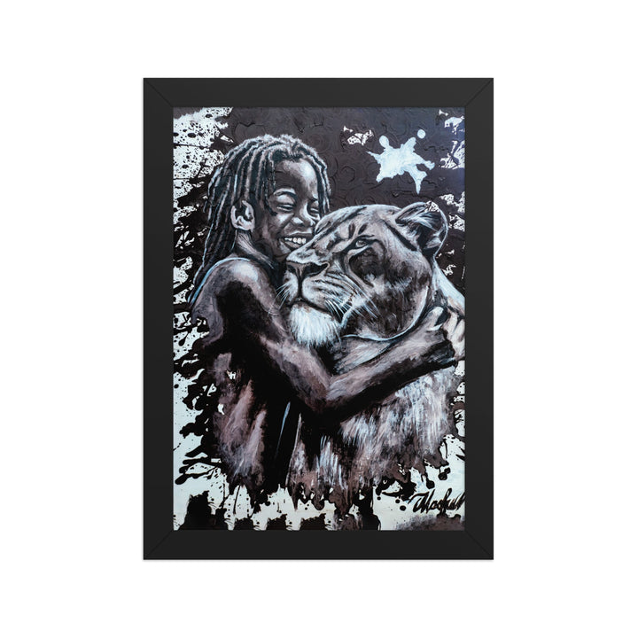Poster - Her Cub, Nokuthula M Mpofu Schwarz / 21×30 cm artlia