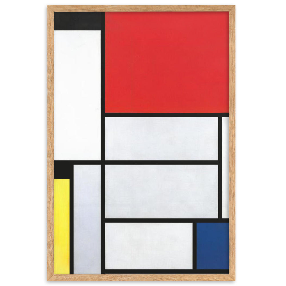 Poster - Mondrian, Tableau I Piet Mondrian Oak / 61×91 cm artlia