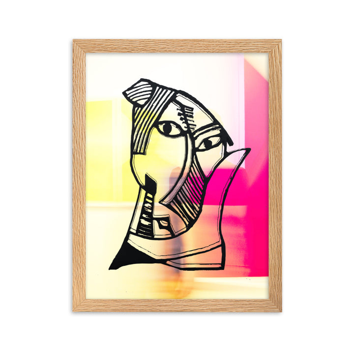 Poster - Pablo Picasso, Les Demoiselles d’Avignon in Pink Pablo Picasso Oak / 30×40 cm artlia