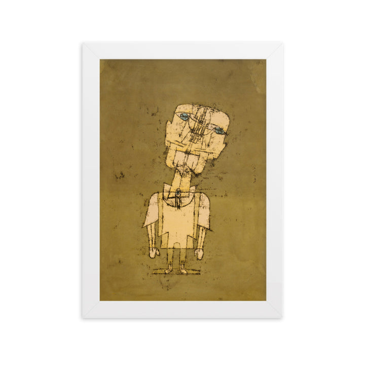 Poster - Paul Klee, Gespenst eines Genies Paul Klee Weiß / 21×30 cm artlia