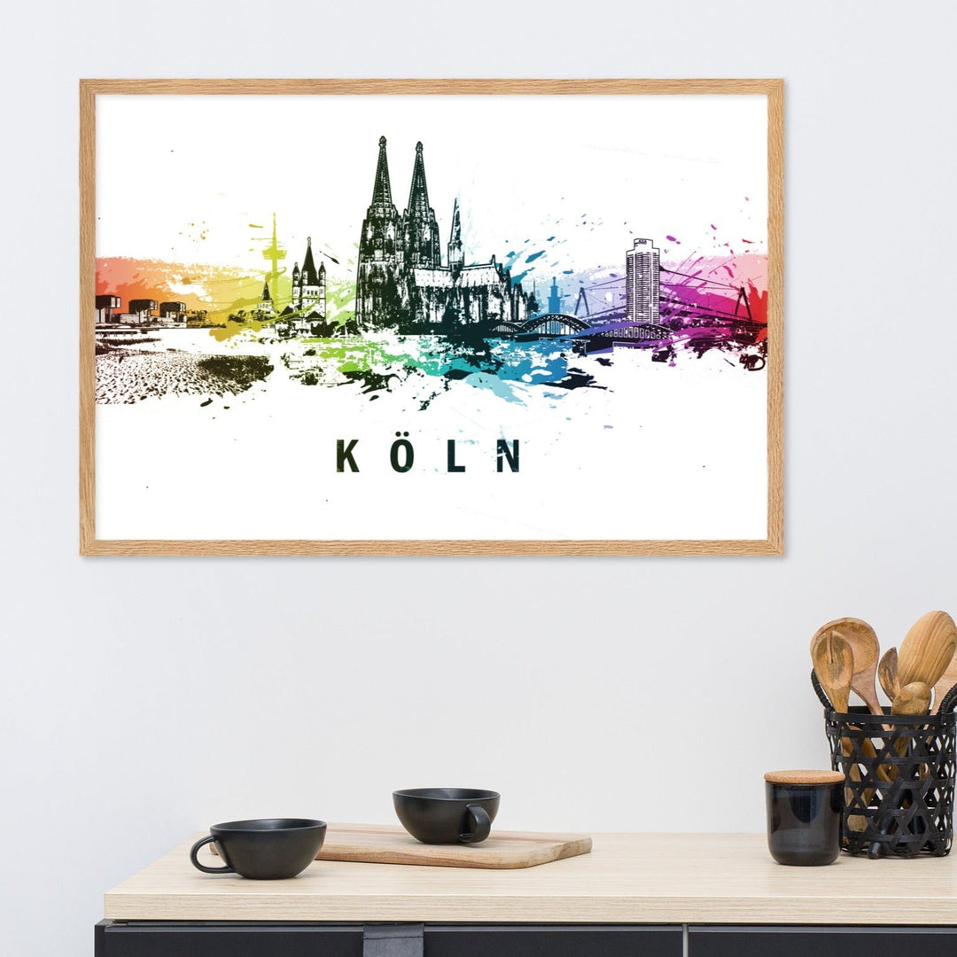 Skyline Köln | Hochwertige Poster online bestellen | ARTLIA – artlia