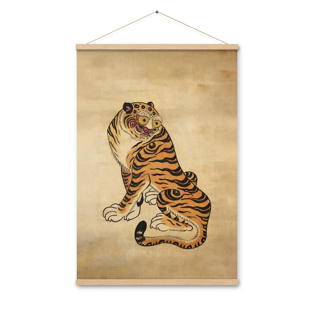 Posterleiste - freundlicher Tiger ARTLIA Oak / 24″×36″ artlia