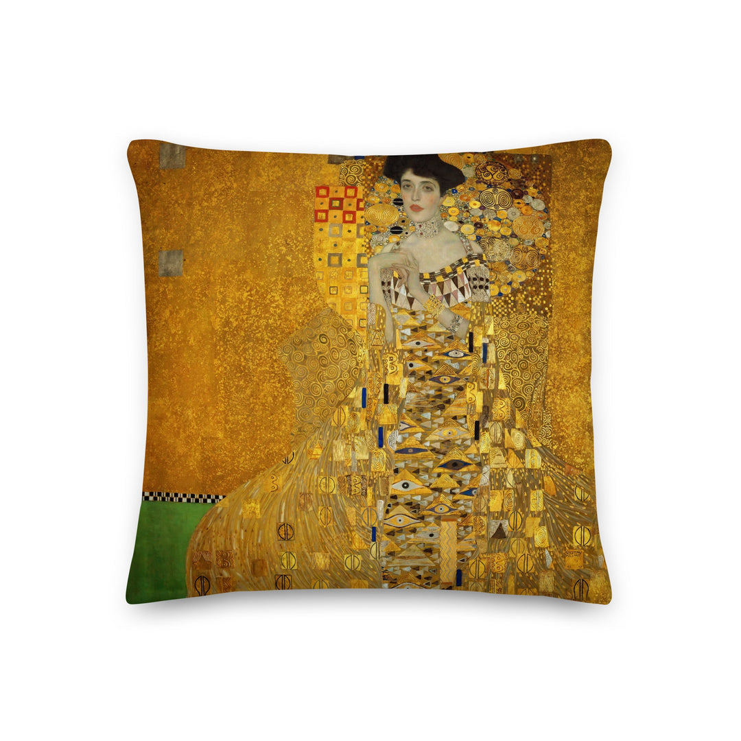 Premium-Kissen - Gustav Klimt, Adele Bloch-Bauer 46x46 cm (18″×18″) artlia