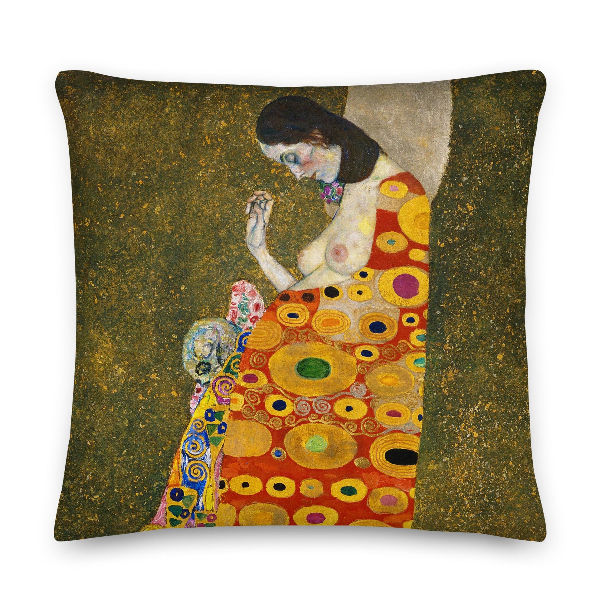 Federa Per Cuscino 45x45 Con Stampa Scimpanzé Arancione - Morbida E Lavabile