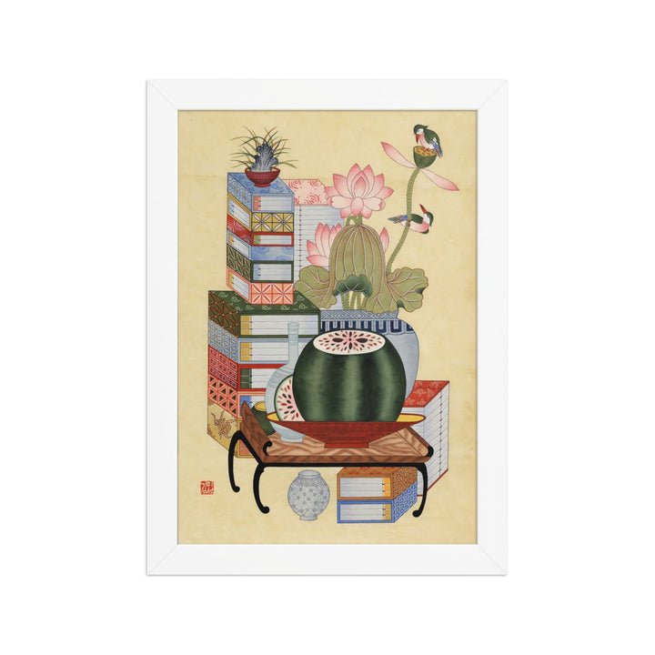 sehnsucht-nach-wissen-koreanisches-gerahmte-poster-framed-misun-kim-artlia-online-art-galeria_11