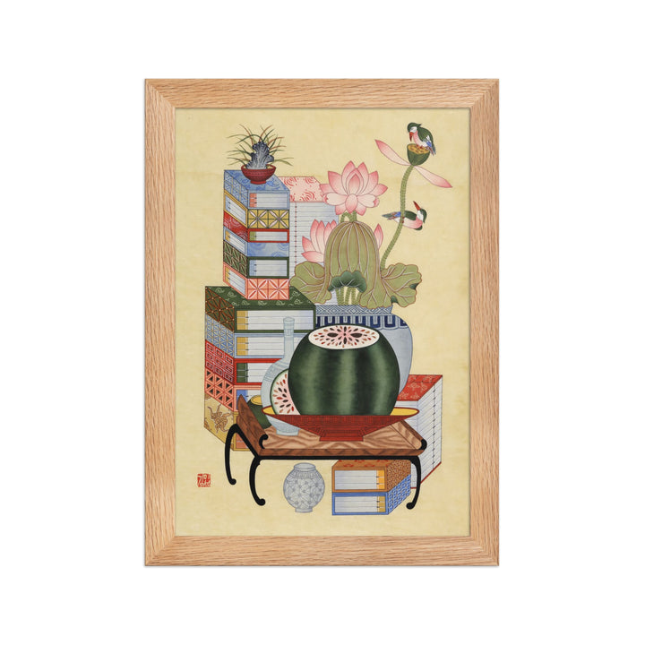 sehnsucht-nach-wissen-koreanisches-gerahmte-poster-framed-misun-kim-artlia-online-art-galeria_6