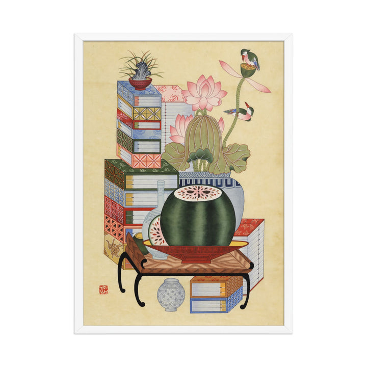 sehnsucht-nach-wissen-koreanisches-gerahmte-poster-framed-misun-kim-artlia-online-art-galeria_8