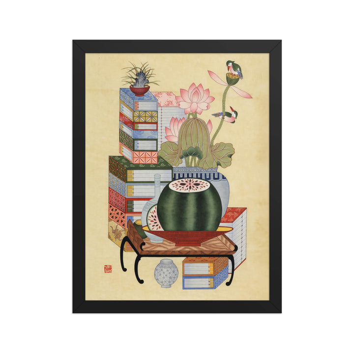 sehnsucht-nach-wissen-koreanisches-gerahmte-poster-framed-misun-kim-artlia-online-art-galeria_9