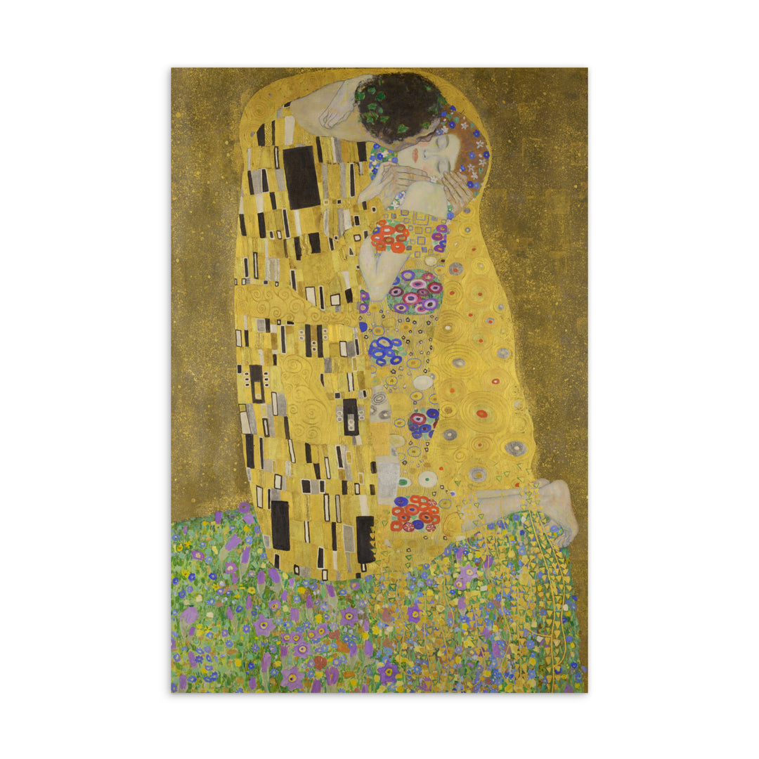 Gustav Klimt, The Kiss - postcard
