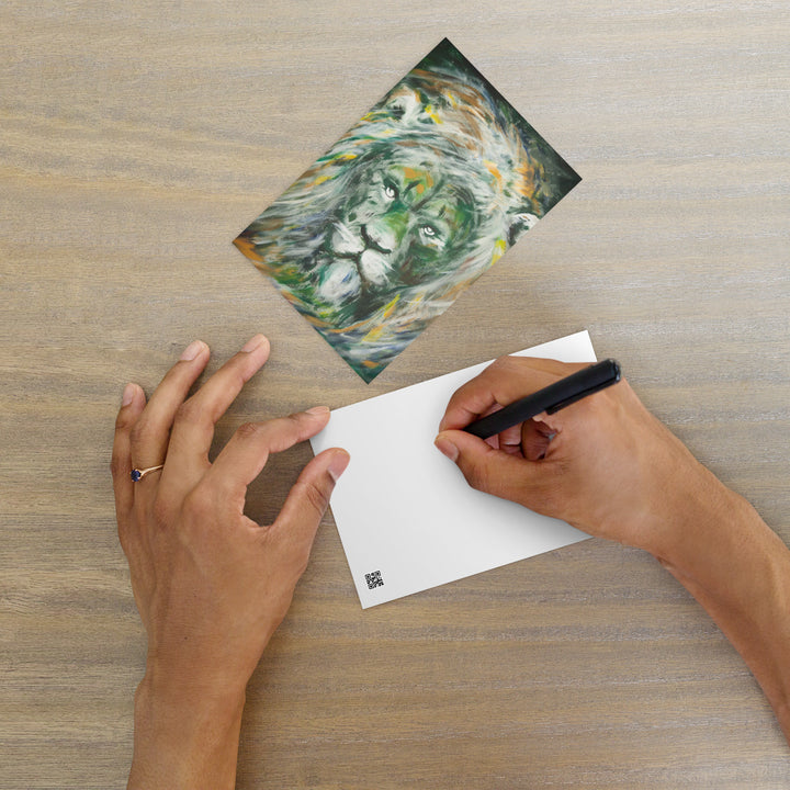 Cartolina - Leone Verde