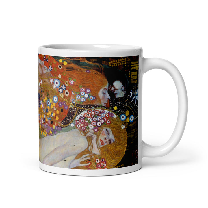 Tasse - Gustav Klimt, Wasserschlangen II 0.33 L (11 oz) artlia