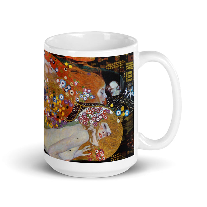 Tasse - Gustav Klimt, Wasserschlangen II 0.44 L (15 oz) artlia