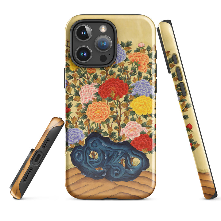 Hardcase iPhone® telefoonhoesje - Koreaanse pioenrozen