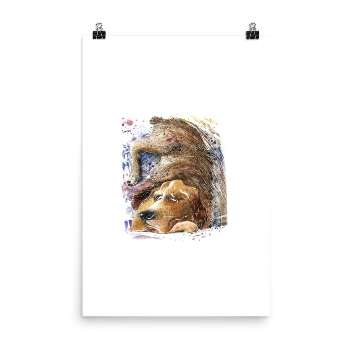 Dom Hund - Poster Sergej Uchatsch 30x45 cm artlia
