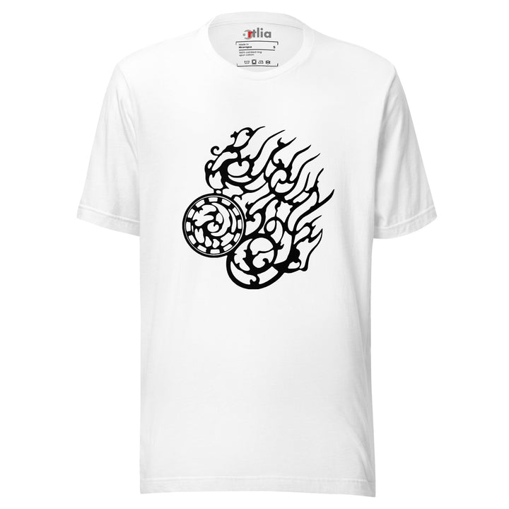 Dreibeinige Krähe Unisex-T-Shirt artlia Weiß / S artlia