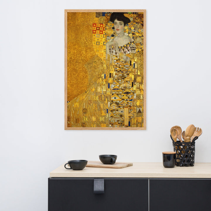 Poster mit Rahmen - Gustav Klimt, Adele Bloch-Bauer Gustav Klimt artlia