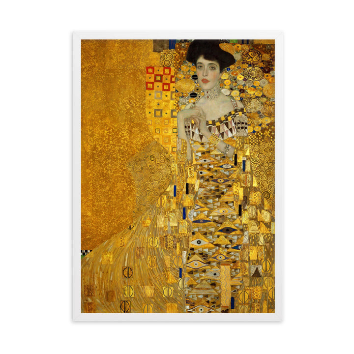 Poster mit Rahmen - Gustav Klimt, Adele Bloch-Bauer Gustav Klimt Weiß / 50×70 cm artlia